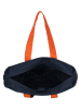 Beagles Schultertasche "Nova" in Dunkelblau/ Orange - (B)40 x (H)31 x (T)11 cm