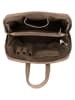 Beagles Leder-Rucksack "Benidorm" in Taupe - (B)25 x (H)29 x (T)9 cm