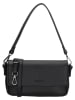 Beagles Leder-Schultertasche "Tarragona" in Schwarz - (B)25 x (H)12 x (T)5 cm