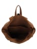 Beagles Leder-Rucksack "Cambrils" in Hellbraun - (B)22 x (H)31,5 x (T)11 cm