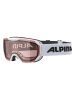 Alpina Ski-/ Snowboardbrille "Thaynes Q" in Weiß/ Rosa