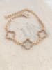 atelier MIU Vergulde armband met sierelementen