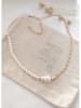 atelier MIU Vergulde ketting met parels - (L)42 cm