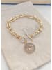atelier MIU Vergulde armband met edelstenen