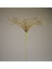 AM Design Dekostab "Blume" in Gold - (H)50 x  Ø 35 cm