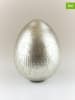 AM Design Dekofigur "Ei" in Silber - (H)15 cm 