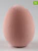 AM Design 2er-Set: Dekofiguren ''Osterei'' in Rosa - (H)12 x Ø 8 cm