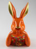 AM Design Dekofigur ''Hase'' in Orange - (B)28 x (H)49 x (T)28 cm