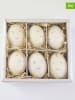 AM Design 2-delige set: eierdozen "Smily" wit - 2x 6 stuks