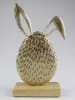 AM Design Dekoaufsteller ''Osterei'' in Gold - (B)11 x (H)20,5 x (T)5 cm