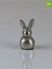 AM Design 2er-Set: Dekofiguren "Hase" in Silber - (H)7 x  Ø 4 cm