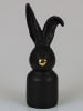 AM Design Dekofigur ''Hase'' in Schwarz - (B)7 x (H)19 x (T)6 cm