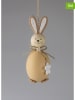 AM Design 2er-Set: Dekoanhänger "Hase" in Hellbraun - (H)16 x  Ø 4 cm