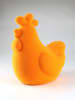 AM Design Decofiguur "Kip" oranje - (B)21 x (H)31 x (T)31,5 cm