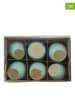 AM-Design 6-delige set: deco-eieren turquoise - (H)5 cm