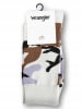 Wrangler Socken "Camouflage" in Weiß/ Bunt