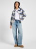 Lee Hemdjacke in Creme/ Blau/ Senf