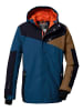 Killtec Ski-/Snowboardjas "KSW" blauw/zwart/lichtbruin