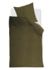 Ambiente Haus Beddengoedset "Uni" olijfgroen