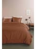 Ambiante Satin-Bettwäsche-Set ''Uni'' in Hellbraun