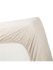 Ambiente Haus Spannbettlaken "Uni" in Beige