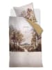 Rivièra Maison Beddengoedset "Aurelia" lichtbruin/beige