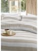 Rivièra Maison Beddengoedset "Striped" beige/wit