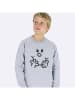 WOOOP Sweatshirt "Visage Monsieur" in Grau