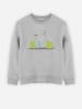 WOOOP Sweatshirt "Acid" in Grau