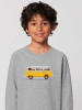 WOOOP Sweatshirt "Combi" in Grau