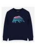 WOOOP Sweatshirt "Bear Country" in Dunkelblau