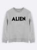 WOOOP Sweatshirt "Alien" in Grau