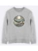 WOOOP Sweatshirt "Ocean meets sky" in Grau