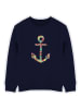 WOOOP Sweatshirt "You make me home" in Dunkelblau