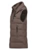 ANAPURNA Doorgestikte bodywarmer "Dolbana" bruin