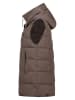ANAPURNA Doorgestikte bodywarmer "Dolbana" bruin