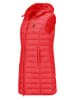 ANAPURNA Doorgestikte bodywarmer "Vakitalana Long'' rood