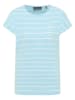 ELBSAND Koszulka "Selma" w kolorze błękitno-białym