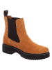 Legero Leder-Chelsea-Boots "Angel" in Hellbraun
