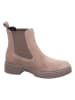Legero Leder-Chelsea-Boots in Beige