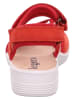 Legero Leder-Sandalen "Fly" in Rot