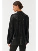 TATUUM Paillettenbluse in Schwarz
