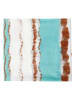 TATUUM Sjaal turquoise/wit - (L)185 x (B)80 cm