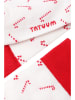 TATUUM Socken in Weiß/ Rot
