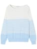 TATUUM Pullover in Hellblau/ Weiß