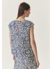 TATUUM Bluse in Dunkelblau/ Weiß