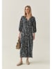 TATUUM Kleid in Dunkelblau/ Beige