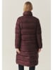 TATUUM Omkeerbare winterjas bordeaux/camel
