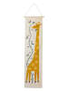 roommate Meetlat "Giraffe" beige/geel - (L)125 x (B)30 cm