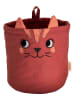 roommate Opbergmand "Cat" rood - (H)18 x Ø 18 cm